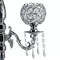 Table 5 Arms Silver Crystal Candle Holders For Wedding Home Atmosphere Decor